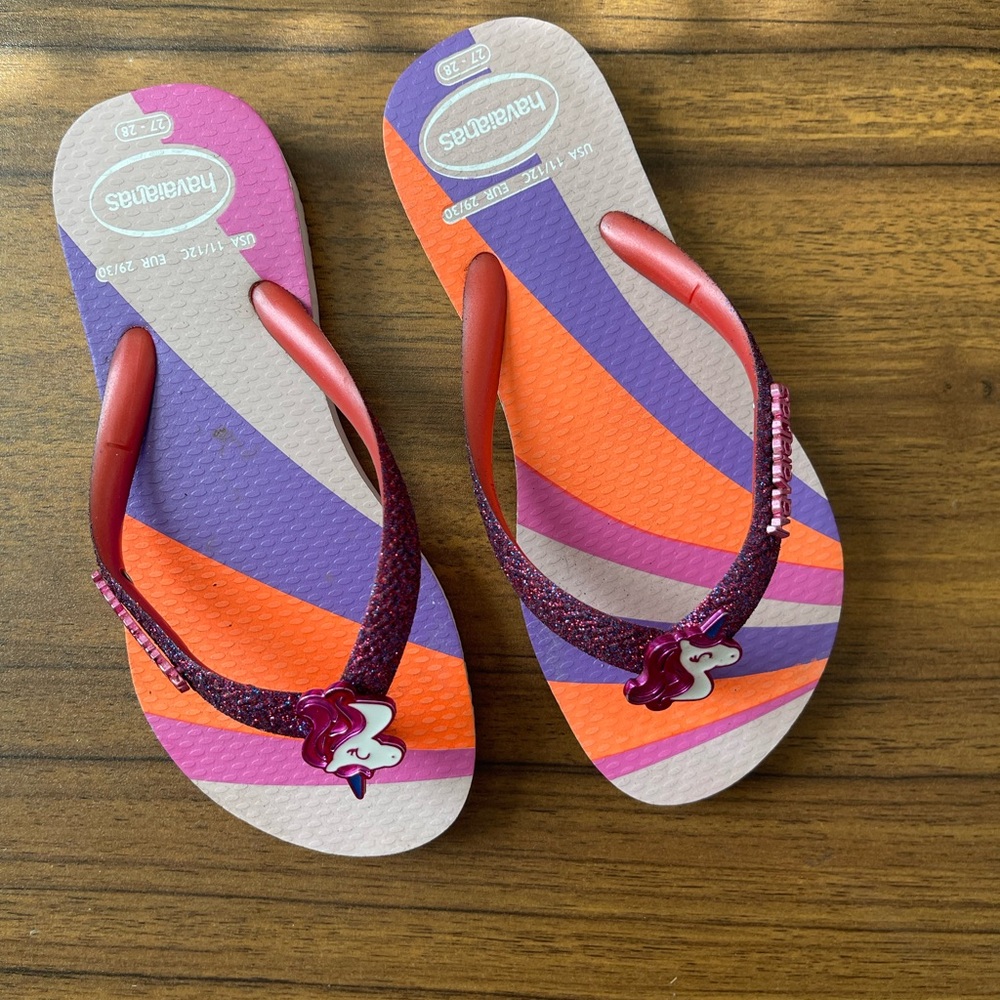 Little girls Unicorn Havaianas Sandals